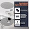 Newhouse Electric Box Cover, Floor Box Type, 1 Gang, PVC, Non-metallic Cover Type 8100PVG - alternate 6